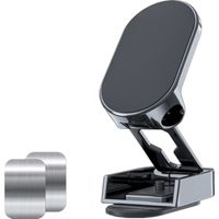 Supporto magnetico per auto, girevole a 360° e pieghevole, supporto portatile per auto, supporto magnetico per auto adatto per smartphone da 3 a 7 pollici