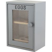 Apollo Rubber Wood Egg Cabinet Charcoal