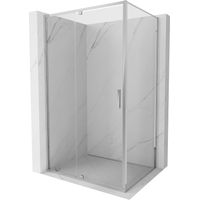 Mexen Exo Duschkabine mit Anschlagtür 150 x 100 cm, transparent, Chrom - 819-150-100-01-00