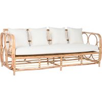 Canapé Rotin Coton 192X72X75 Naturel
