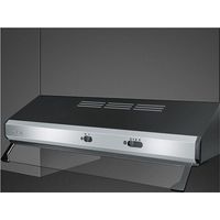 Smeg KSEC61XE3 cappa aspirante Incassato Nero, Acciaio inox 315 m³/h C
