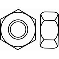 Sechskantschraube verzinkt 6 Seiten Viswood Klasse 8 Ø 4mm (Packung mit 100Muttern)