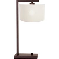 Steinhauer - tischlampe - Stang - braun - metall textil -
