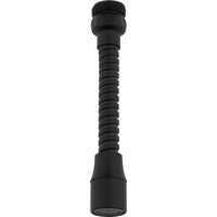 Aeratore per rubinetto monofunzione, lungo, flessibile, nero F22/M24