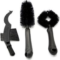 3-Piece Set - Motorcycle - Chain Cleaning Kit - Chain Cleaner - Chain Cleaning - Bicycle Tools - Chain Cleaning and Maintenance - Bicycle Cleaning Brush - For Bicycle Corners - Bicycle Maintenance Kit
