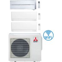 Climatiseur Mitsubishi MSZ-AY + Kirigamine Style Wifi R32 Trial Split Inverter 9000 + 9000 + 12000 BTU avec U.E. MXZ-3F54VF Classe A+++/A++