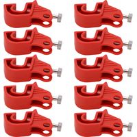 serrure de porte-Lot pour Disjoncteurs - 10 Pièces - Lockout de Sécurité Multifonction pour Industrie