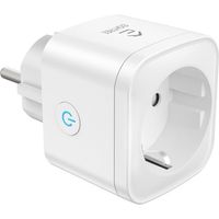 Prise Connectée WiFi (Type F), Prise Intelligente EIGHTREE, Compatible avec Alexa, Google Home, SmartThings, Suivi de la Consommation d'énergie, Contrôle de l'App Smart Life, 16A, Pack de 1