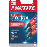 Colla Loctite Super Glue-3 Mini Trio Trasparente 3 grammi
