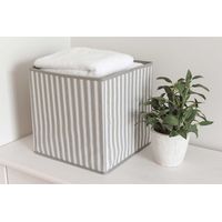 TATKRAFT KEY - CUBE DE RANGEMENT PLIABLE EN TISSU - ORGANISATEUR DESIGN COMPACT - 28 X 28 X 28 CM