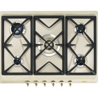 Smeg Coloniale SRV876POGH Kochfeld Cremefarben Integriert 68.5 cm Gaskochfeld 5 Zone(n)