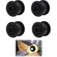 Satz mit 4 Dichtungen für den manuellen Schalthebel des Fiesta Focus 4S6P7412AA 4S6P-7412-AA. Verschleißfeste Gummiabdeckung für das Schaltgetriebe des Fiesta Focus (schwarz).