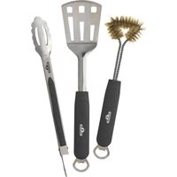 set strumenti per barbecue napoleon in acciaio inox 3 pezzi