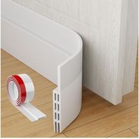 Boudin Porte - Joint Porte - Boudin Porte Isolant - Bas de Porte Isolant - Isolation Porte D'entrée - Joint Porte Entree - Rideau Thermique Isolant Anti Froid et Chaleur - 1 pièce(100cm) - Blanche
