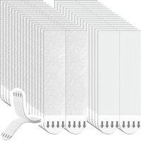32 pares de tiras adhesivas para colgar cuadros, grandes, sin clavos, para colgar cuadros, etc.