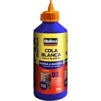 QUILOSA cola unifix rapida 500gr. , Cola blanca rápida Unifix.
- Bote biberón 500 gramos.
- Color Blanco, una vez seca queda transparente.
- Para el encolado de muebles, madera,agl