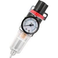 Druckluft-Öl-Wasser-Abscheider-Werkzeug, Luftfilterfalle, Druckminderer mit Manometer, pneumatischer Regler, Öler für Druckluftkompressor-Filterwerkzeuge