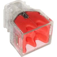 SZYBKOZŁĄCZKA 40,5-2,5MM2 TRASPARENTE/CZERWONY 10 PEZZI - E-650-0240