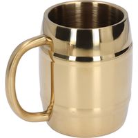 Mug isotherme en acier inoxydable avec anse, double paroi isolante, 420 ml. Idéal pour la maison.