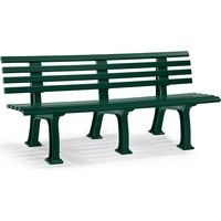 Banc de jardin JUIST 4 places longueur 2000 mm vert