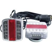 Kit illuminazione N/A 13 poli destra, sinistra 12 V Berger & Schröter Vetro trasparente, incl. supporto magnetico