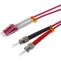 HELOS 20M OM4 LC/ST CÂBLE DE FIBRE OPTIQUE VIOLET (126434)