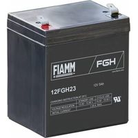 Batteria al piombo ermetica 12V 5Ah con faston 6,35mm - Fiamm 12FGH23