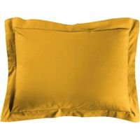 Taie d'oreiller Lina 57fils coton - 50x70 cm - jaune