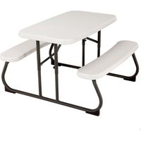 Mesa Infantil Lifetime Crema Plegable Pícnic 82,5 x 53,5 x 90 cm Acero Plástico
