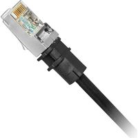 Patchsee F/7 Kabel rj45 cat6A u/ftp 2,1m schwarz