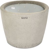 KIINI Betonkerze Sojawachs Modernes Design L Grau