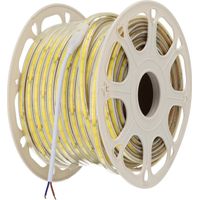 Bande LED COB Autorectifiée 220VAC 10W/m IP65 - 50 Mètres Ruban 3M Blanc Naturel 4000K