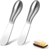 Buttermesser, 2 Buttermesser, Butterstreichmesser, Mehrzweckstreichmesser