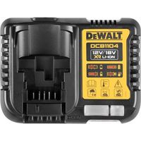 DeWalt DCB1104-GB 4Ah Lithium XR Fast Charger for 12V and 18V Powerstack Batteries (Charges in 22 Minutes, 240V)
