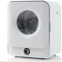 Sèche-linge à évacuation, capacité 3 kg, acier inoxydable, 830 W, filtration multiple, 5 programmes, protection anti-surchauffe, montage mural possible