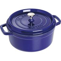 STAUB Casseruola/Cocotte in Ghisa, Rotonda 24 cm, 3,8 l, Blu (Blu Scuro)