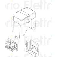 beninca pièce détachée boîtier abs assemblé pour bull20m/20t 9686330