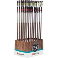 GARDENA 03001-20 cs - Assortiment de grattoirs à joints (grattoir à joints (sans manche) et manche en bois)