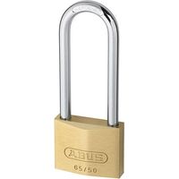 65/50Mm Brass Padlock 80Mm Long Shackle