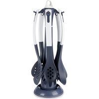 kamille Set d'ustensiles de cuisine moderne gris graphite