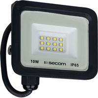 Proyector LED TenkoS2 10W 800lm IP65 10.5x2.5x8.5cm 5700K Negro 30000H SECOM