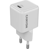 Chargeur mural CANYON CU20C GaN 20 W 1xPD EU Blanc