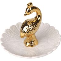 Plateau à Bijoux Rangement Délicat pour Femmes pour Bagues et Bracelets en Porcelaine Élégant et Décoratif pour Boutique ou Fêtes de Fin D'année