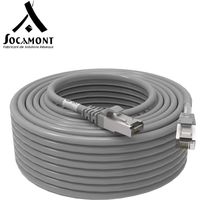 Cordon RJ45 gris CAT6A surmoulé FTP 100 Ohms LSOH - Longueur - 30 mètres