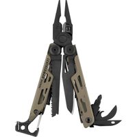 Leatherman LTM-832404 Signal®. Multiherramienta con 19 funciones. Color COYOTE TAN. Actividades al aire libre y aventuras. Explora sus 19 usos en la naturaleza. Es una de las herramientas mejor equipa