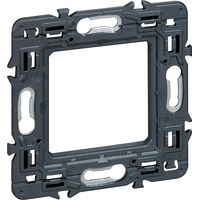 Legrand – Support universel 2m pour interrupteur et prise – Fixation à vis – Bi-matière métal et plastique – Protection contre la poussière