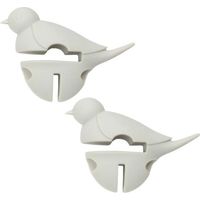 2 repose cuillère petit oiseau blanc 3 en 1