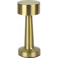 Emos RIWIA lámpara de mesa oro 210 mm x 90 mm