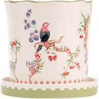 Cath Kidston Spring Birds Plant Pot With Tray
