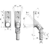 Cherubini Kastenabdeckung Nickel 50°